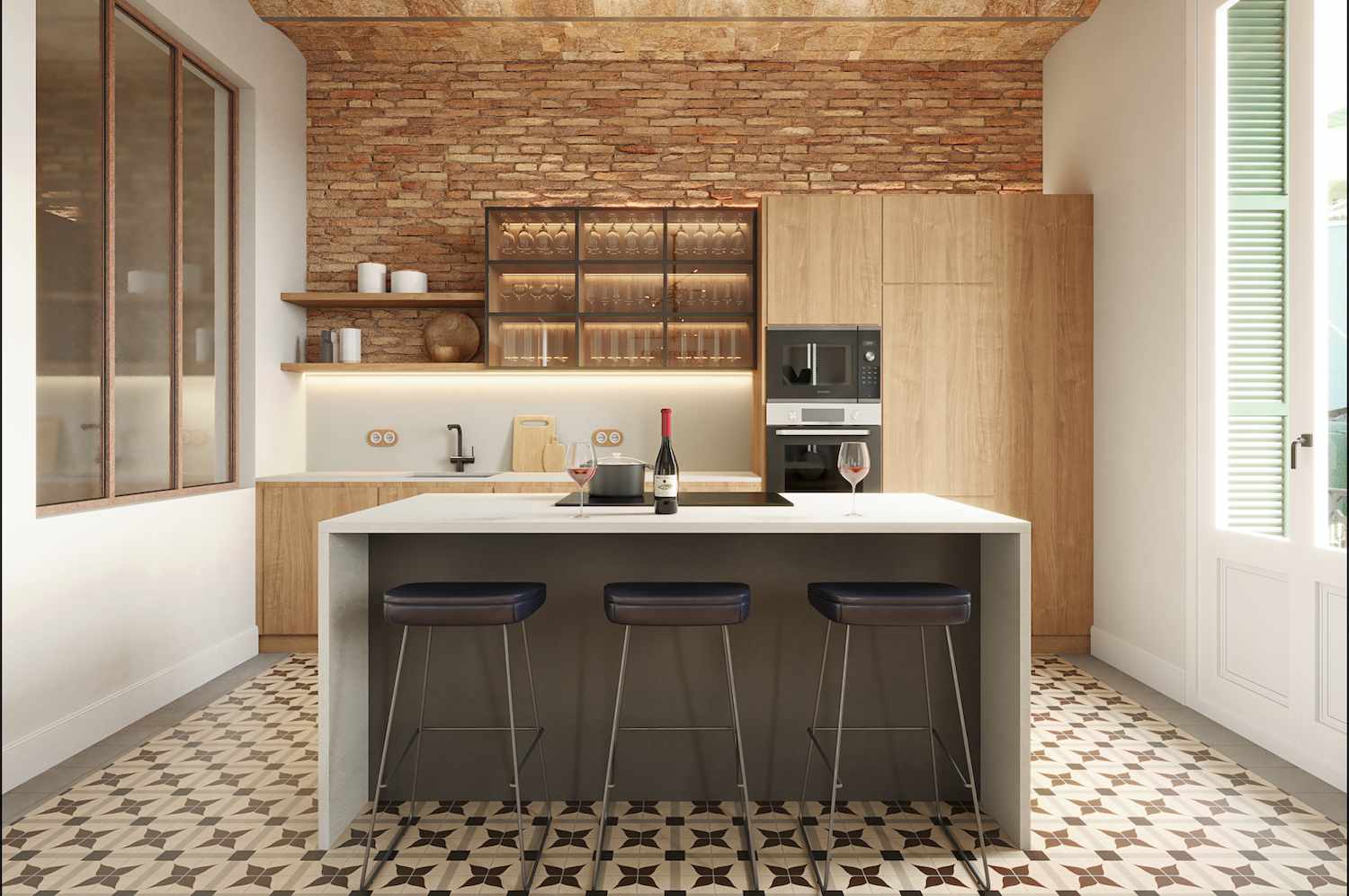 carrelage de cuisine espagnol