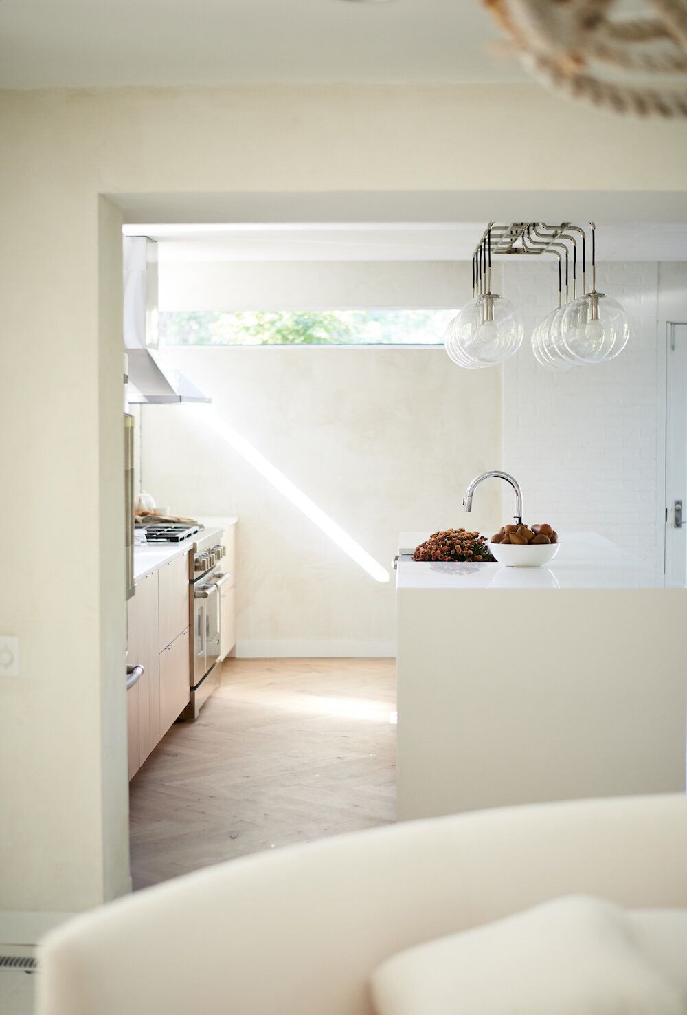 lampe suspendue moderne en verre