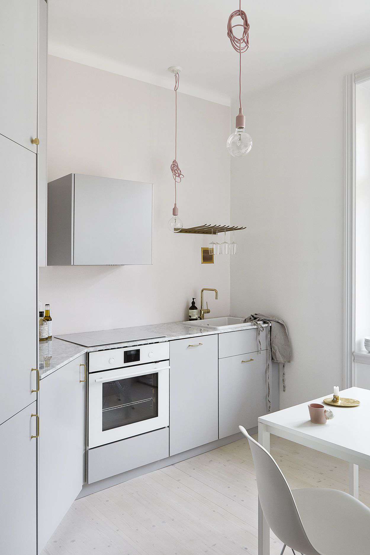 éclairage de cuisine scandinave