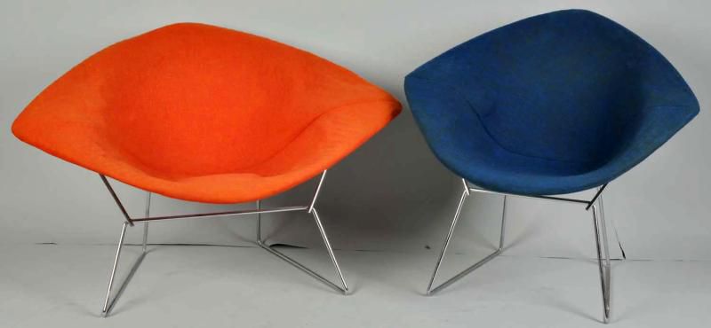 Chaises Diamond conçues par Harry Bertoia pour Knoll International, v.  années 1950