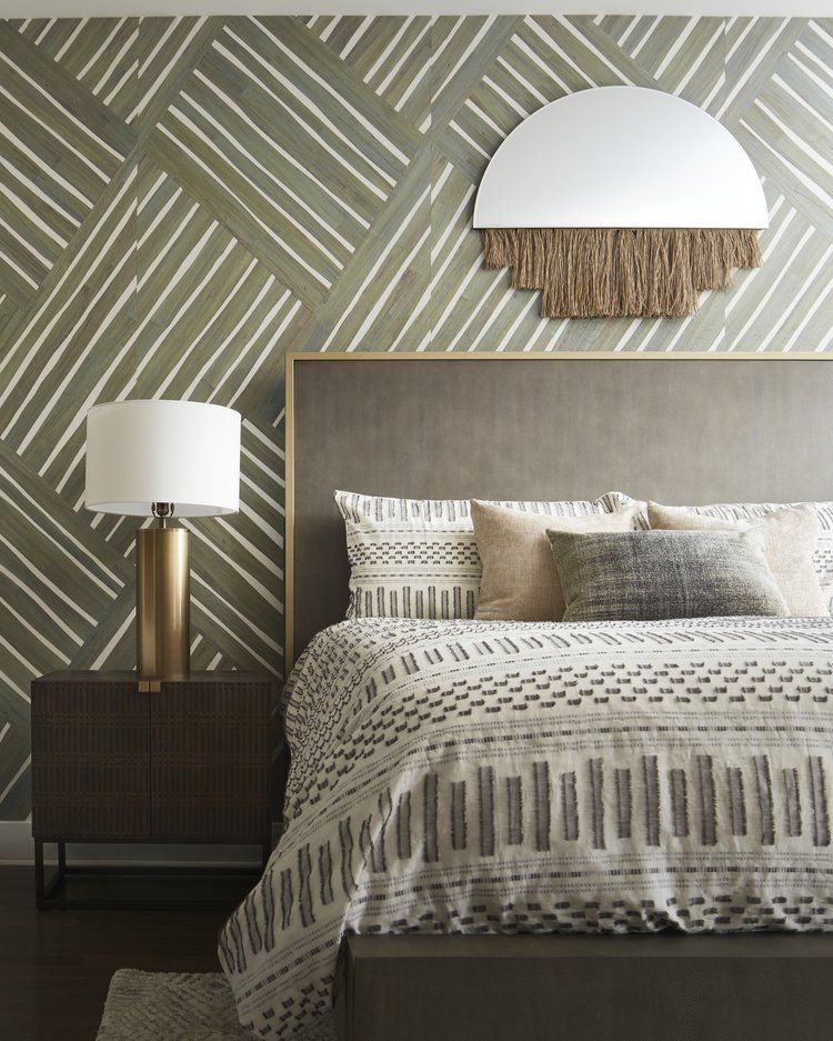 idées de chambres à coucher modernes de couleur terre