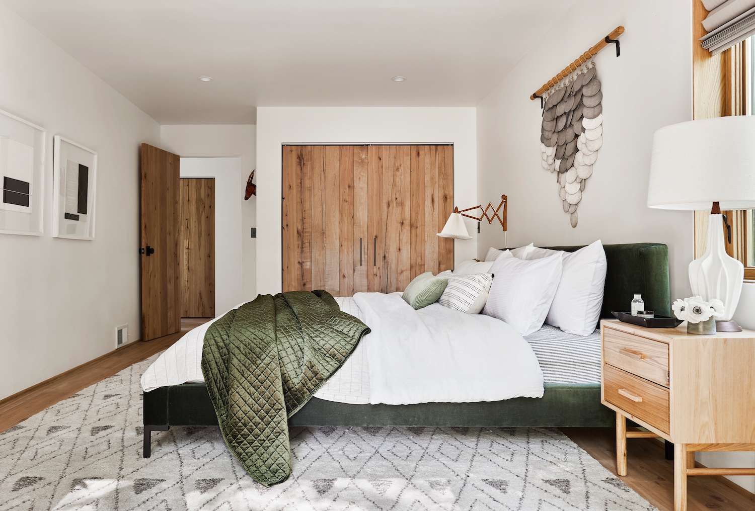 idées de chambres à coucher modernes et organiques