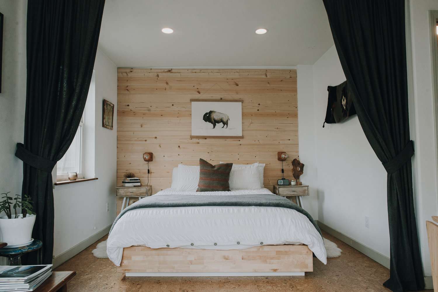 idées de chambres à coucher modernes et rustiques