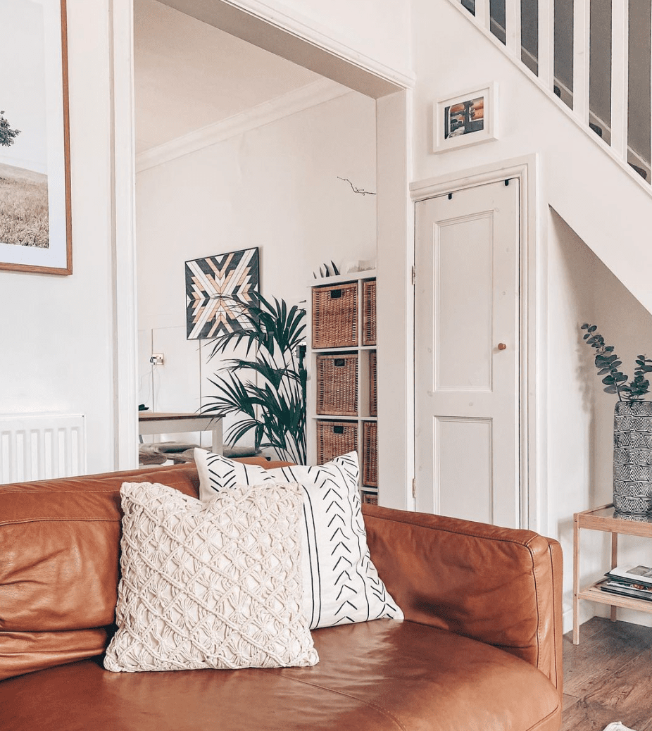 salon lumineux design scandi