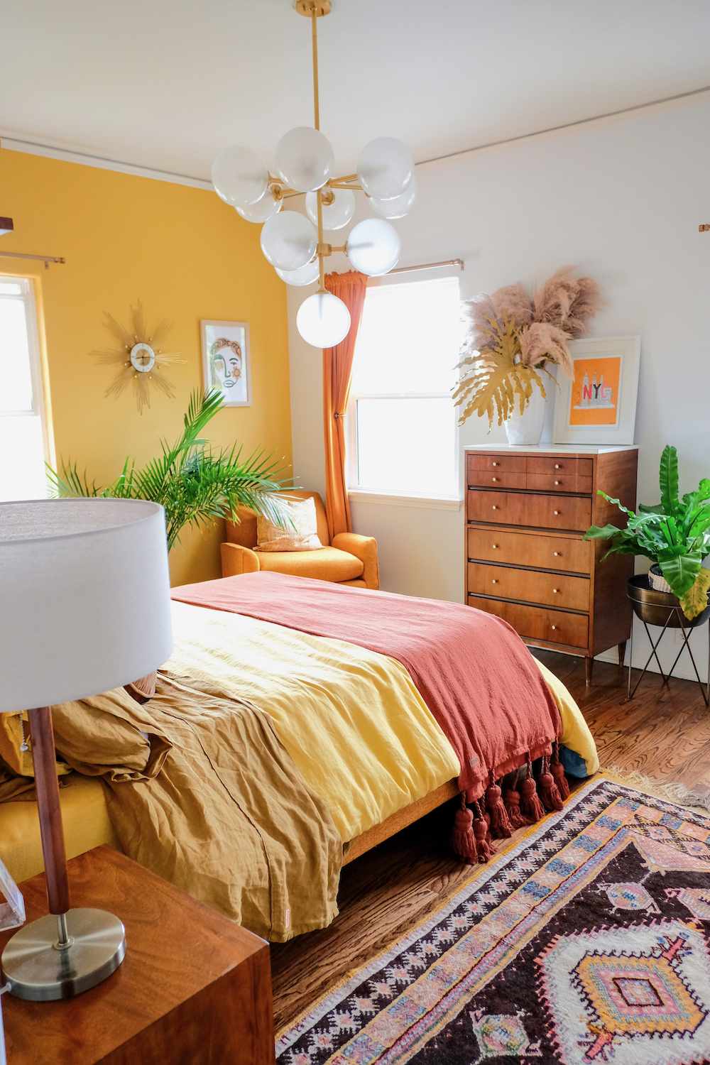 idées de chambres à coucher boho