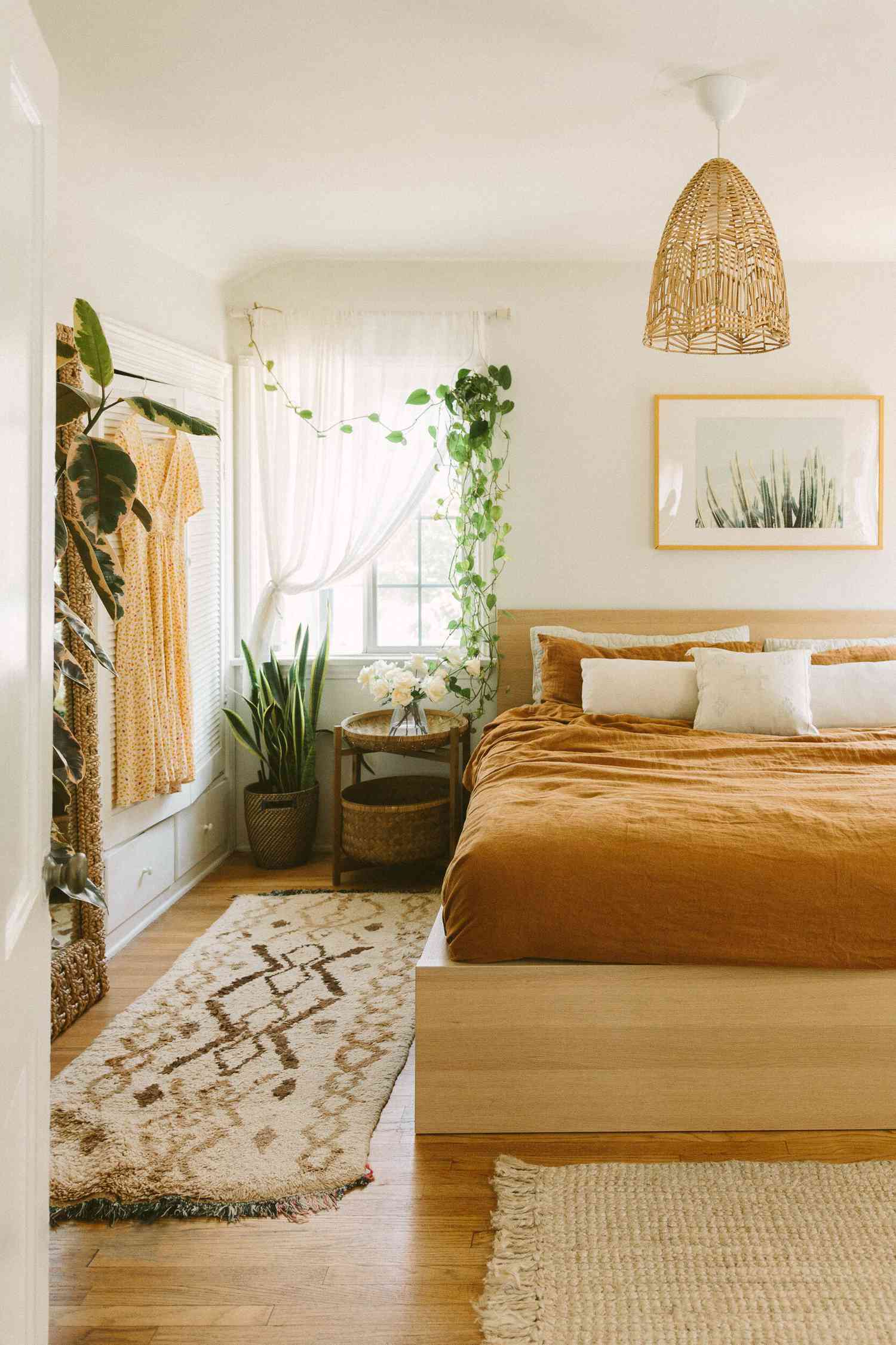 idées de chambres à coucher boho