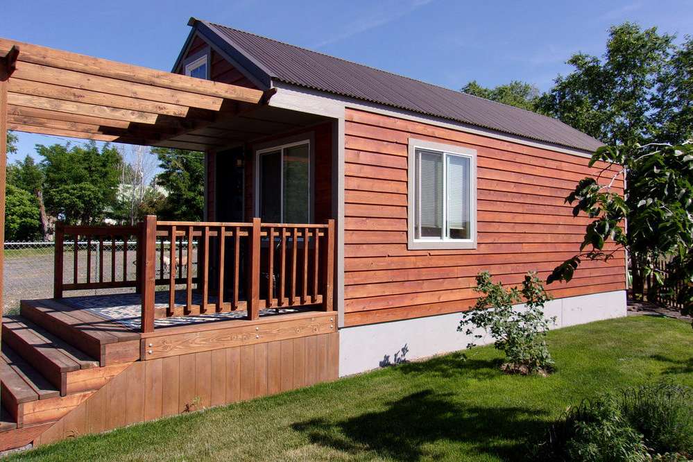 petites cabanes en cèdre