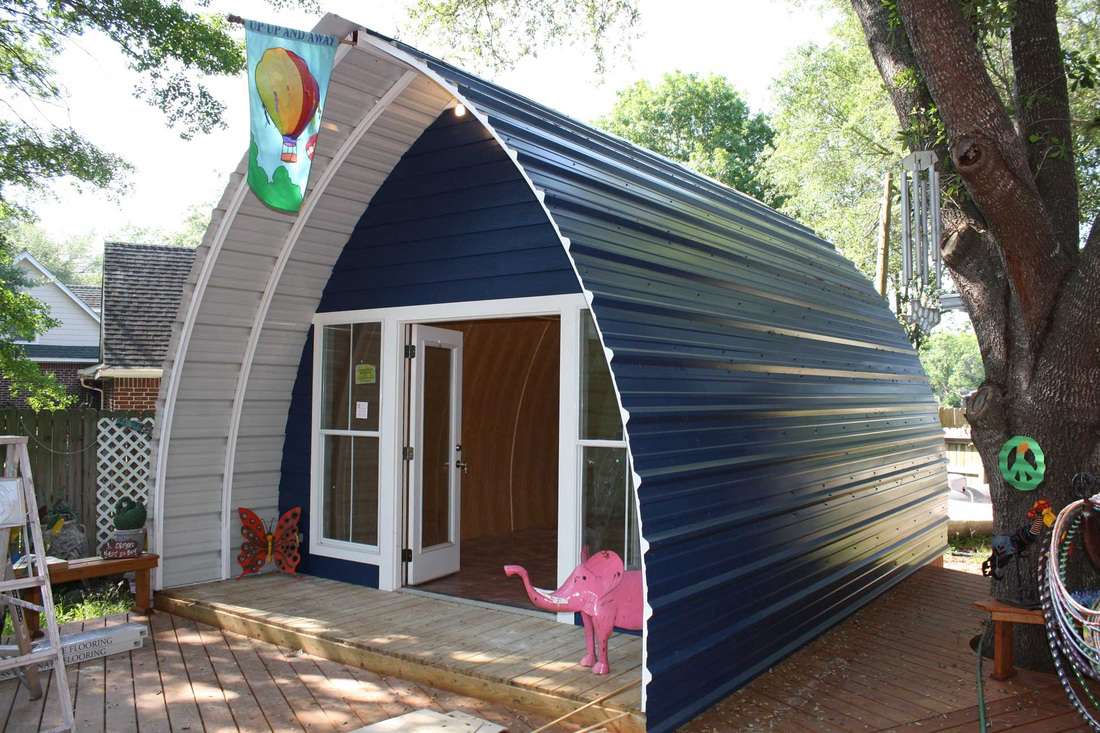 petites cabanes arquées