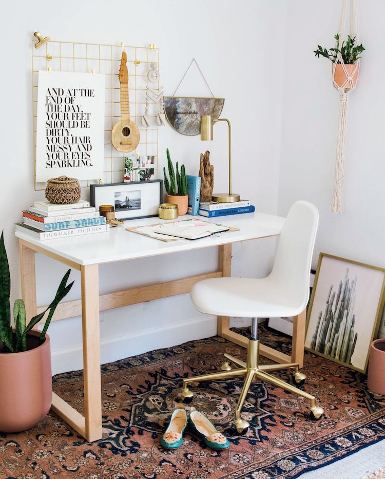 Idées de bureau à domicile à petit budget