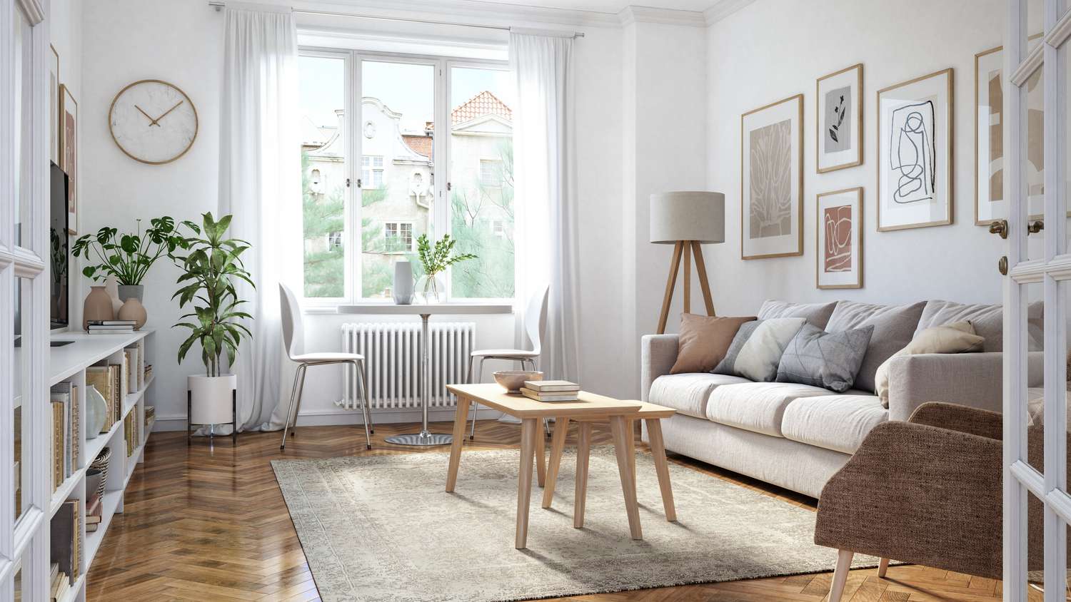 Éléments de design scandinave dans un intérieur