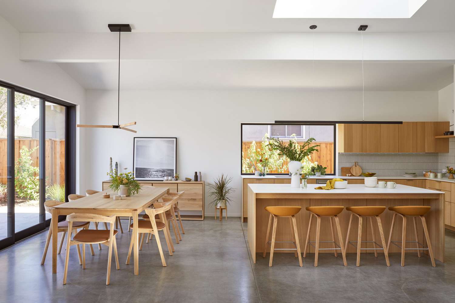 carrelage de cuisine à effet béton