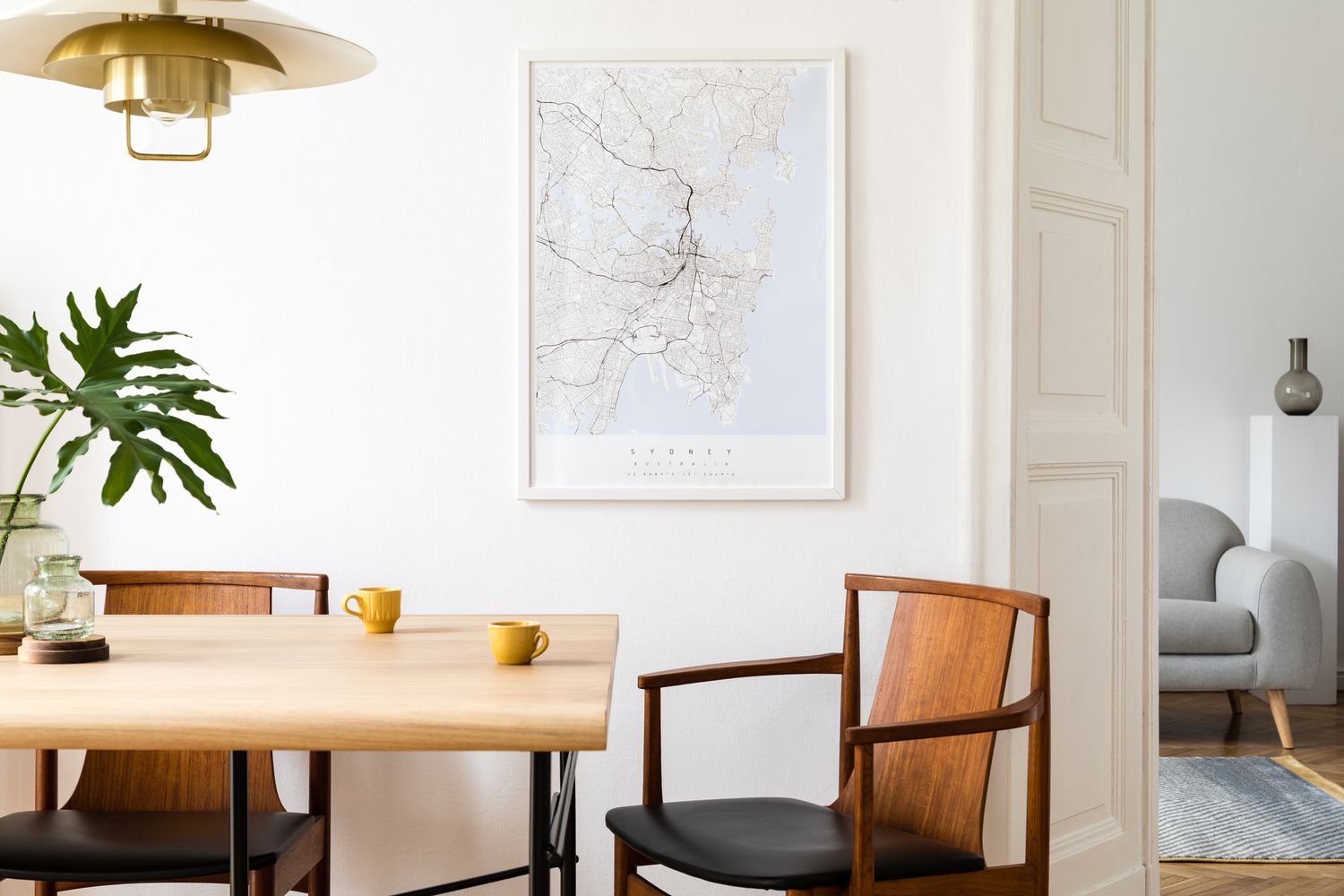 Meubles de cuisine d'inspiration scandinave