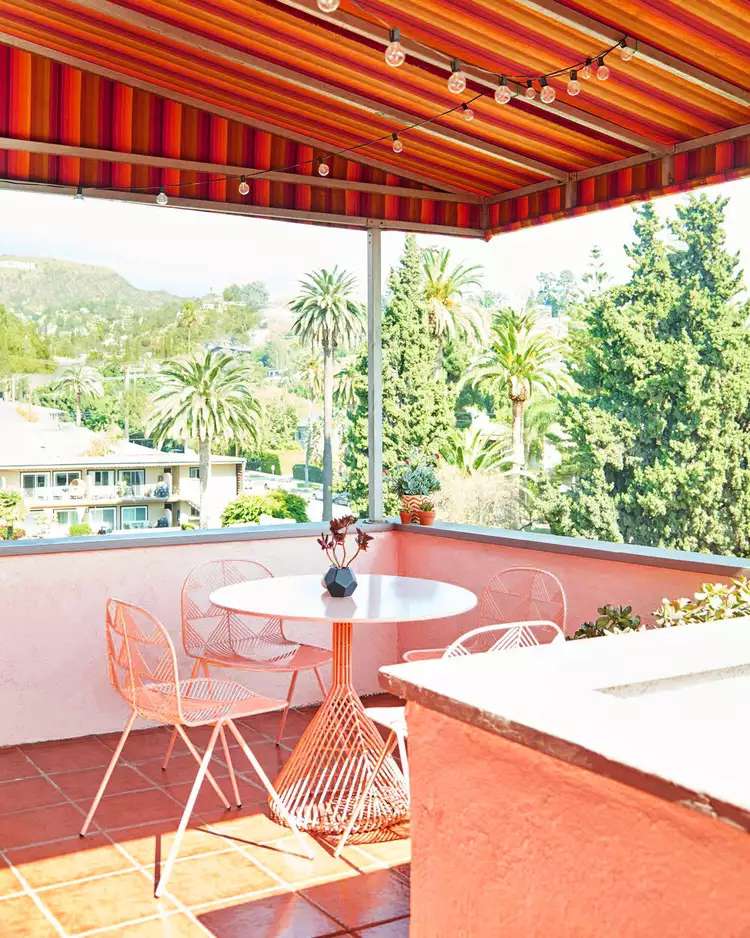 idées d'auvents pour balcons d'appartements