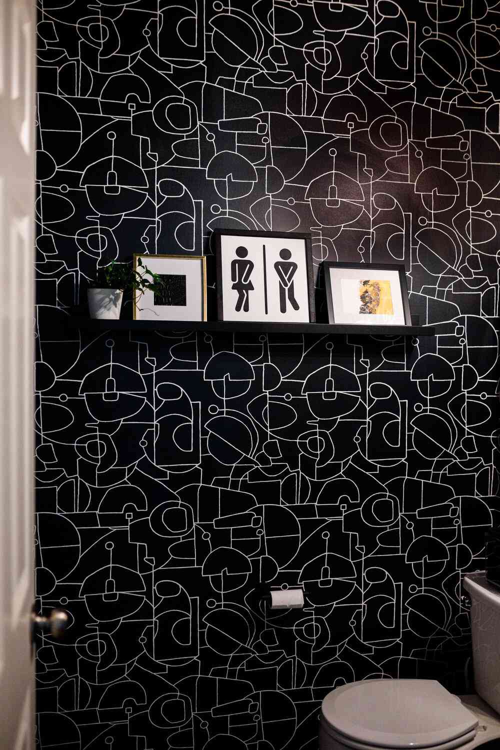 idées de papier peint pour la salle de bain