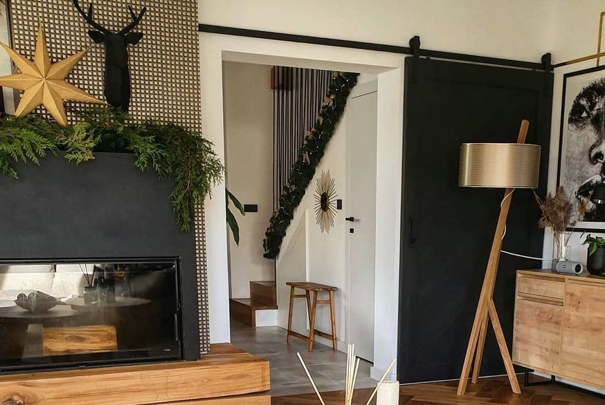 décor de cheminée