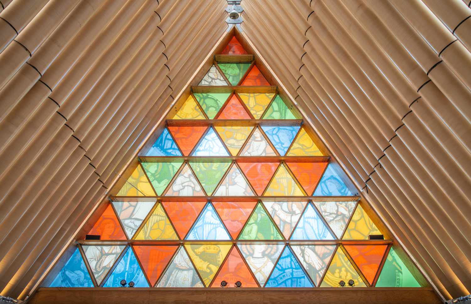 Cathédrale en carton de Shigeru Ban
