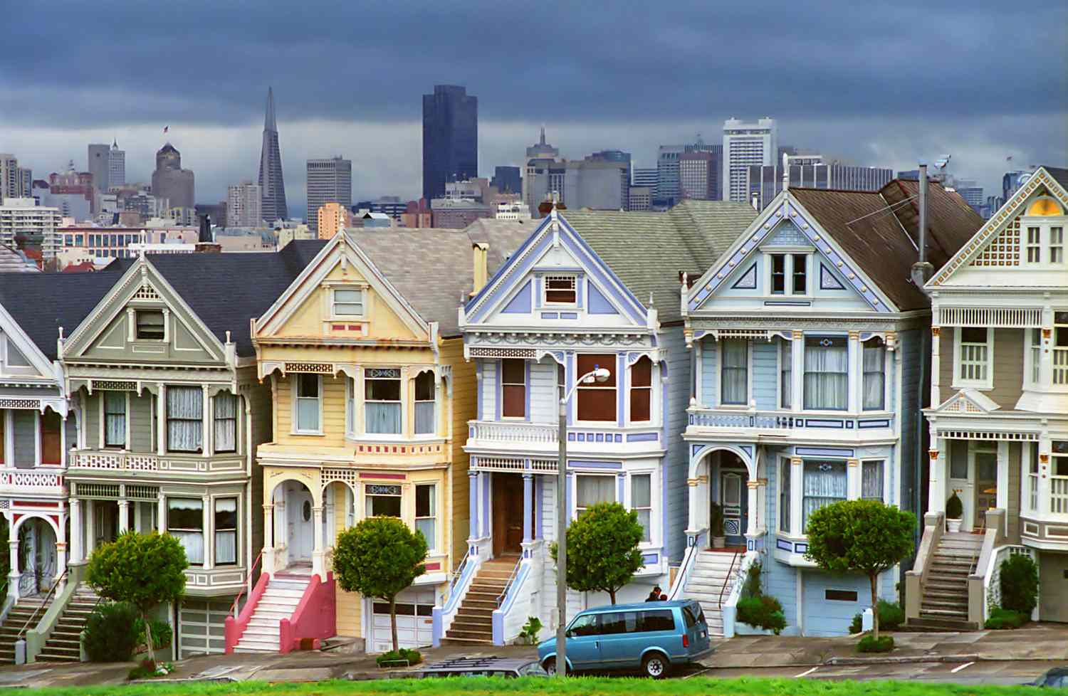 Les dames peintes de l'époque victorienne à San Francisco.