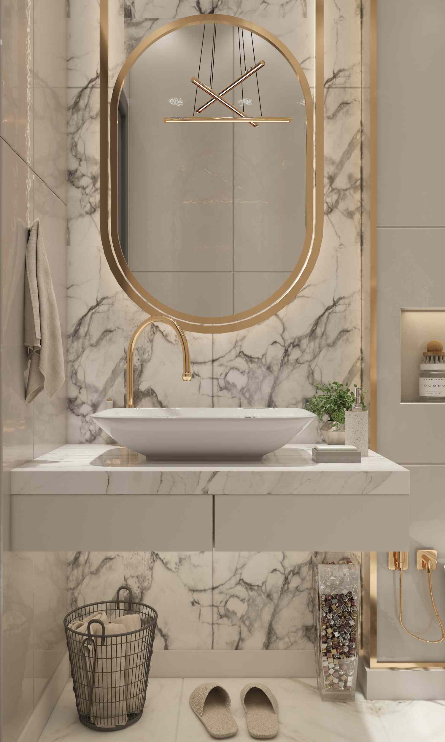 idées de salle de bain minimaliste