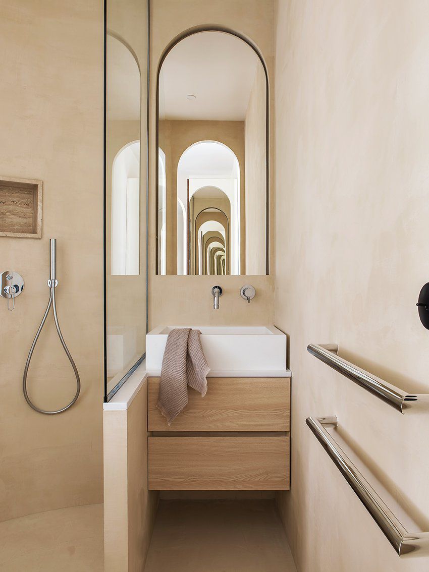 petites idées de douche cloison en verre