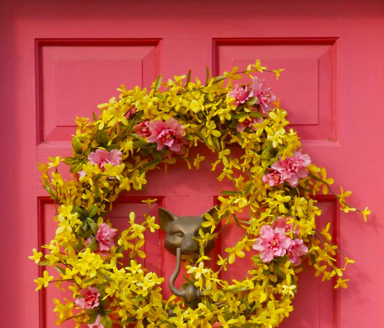 feng shui rose porte couleur sud-ouest