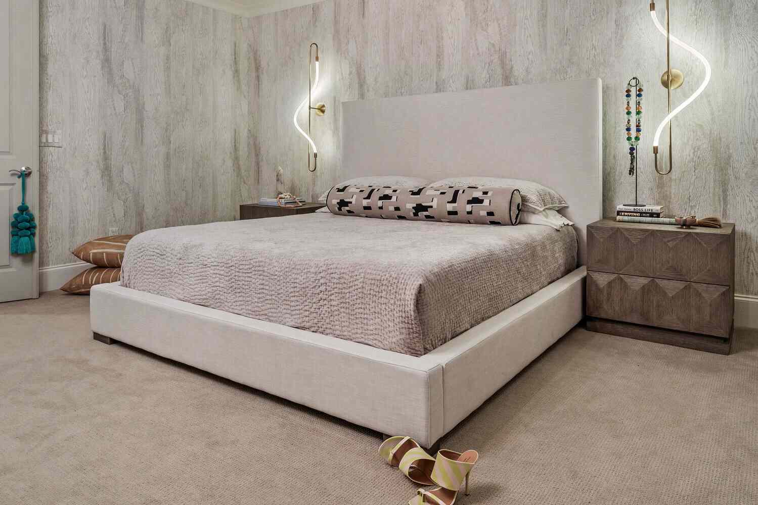 chambre à coucher moderne et rétro