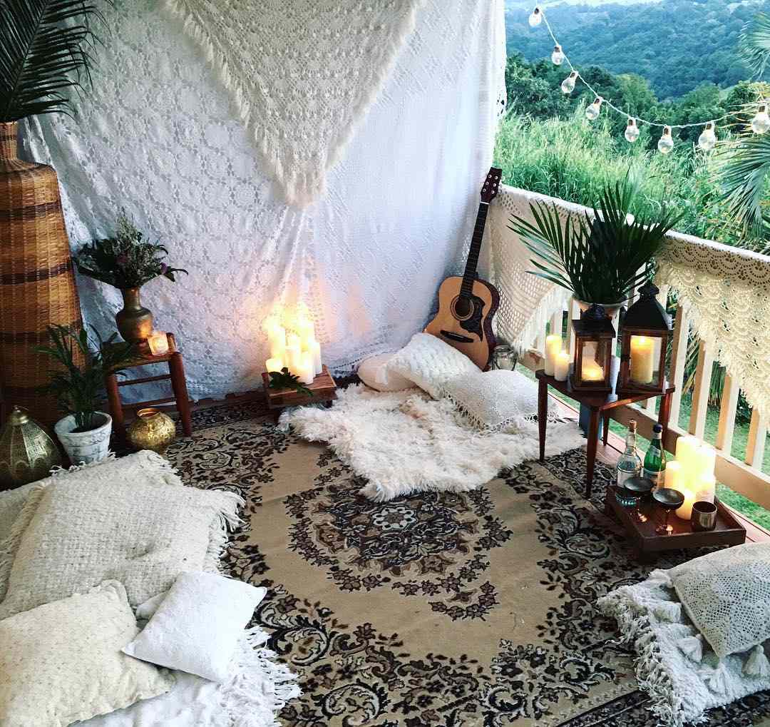 Espace de méditation en plein air
