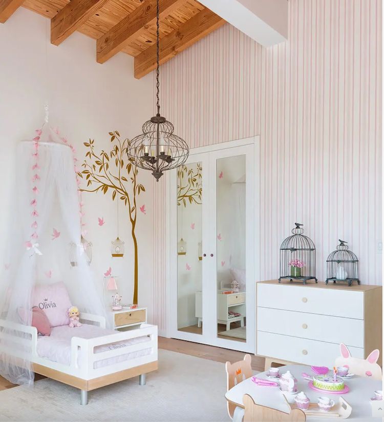 idées d'éclairage pour la chambre des filles