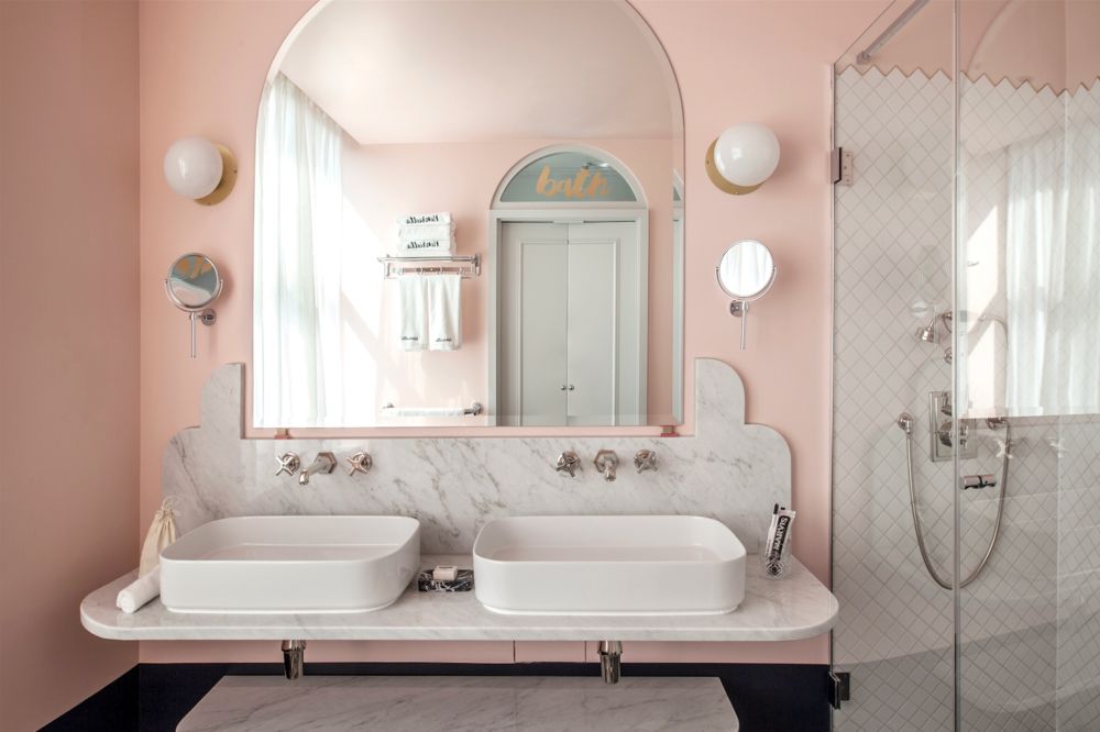 Salle de bains d'inspiration Art déco
