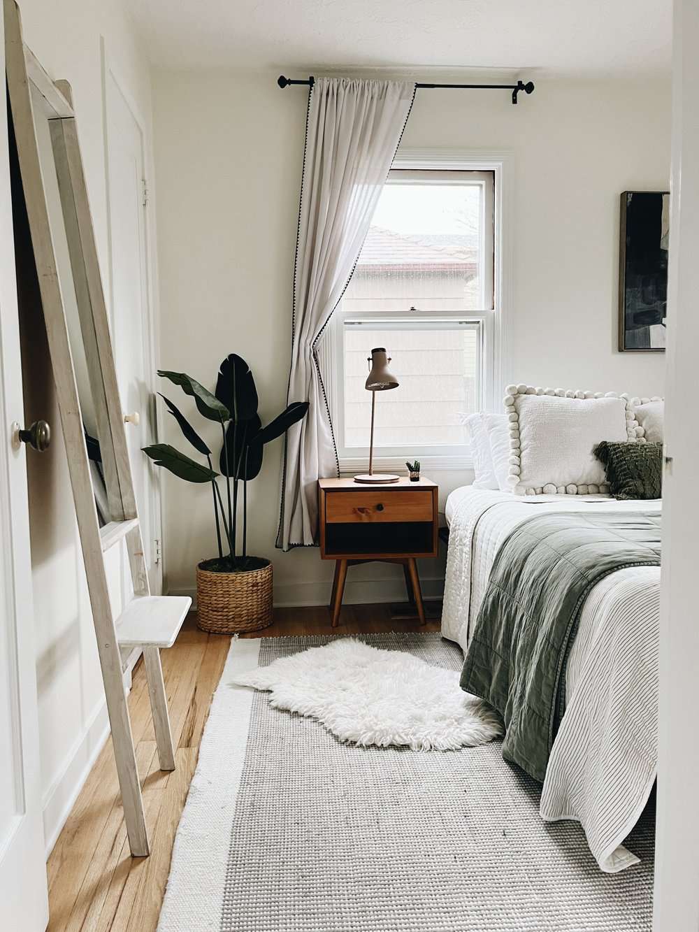 idées de chambres d'appartement tapis en couches