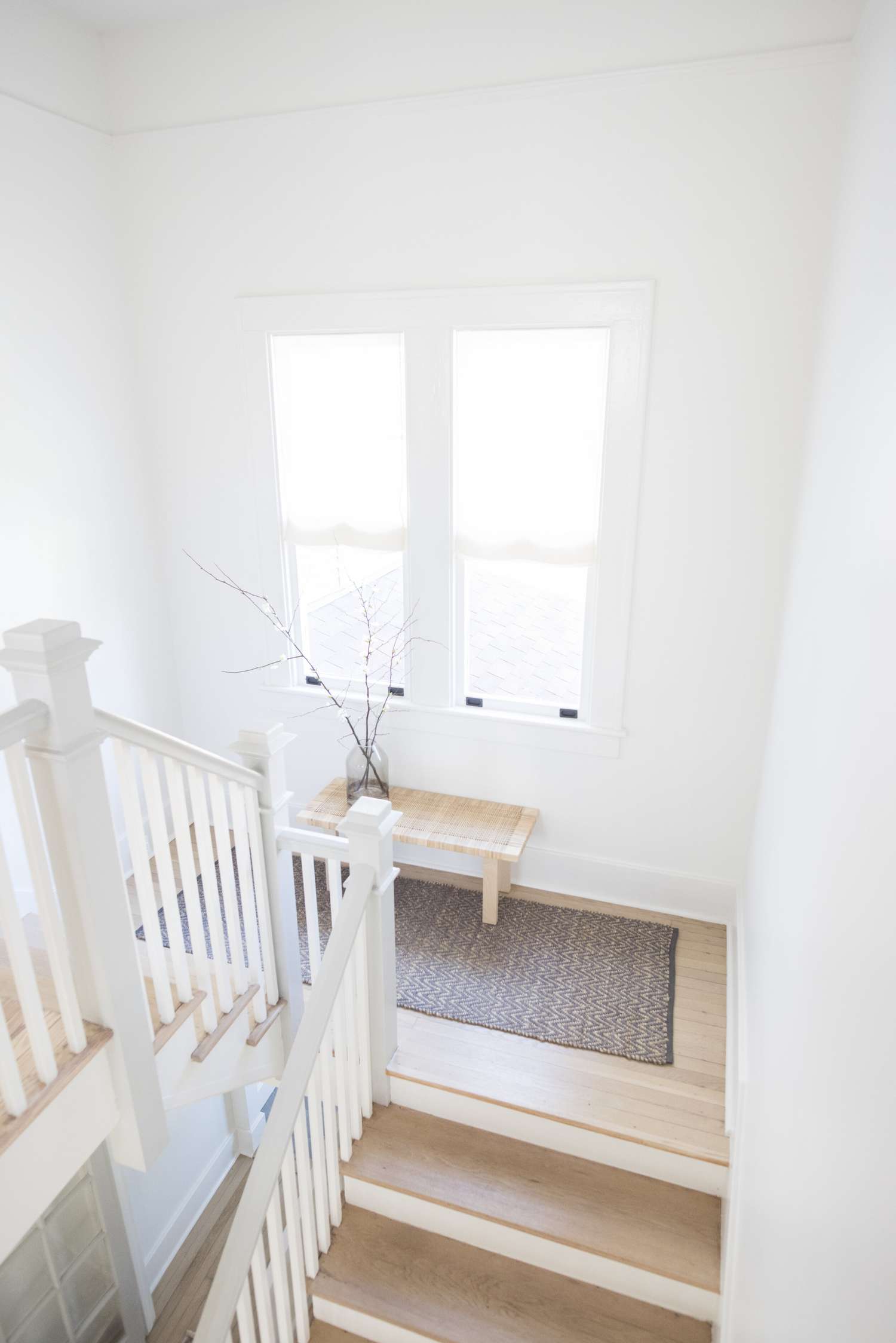 escaliers en bois idées sièges palier