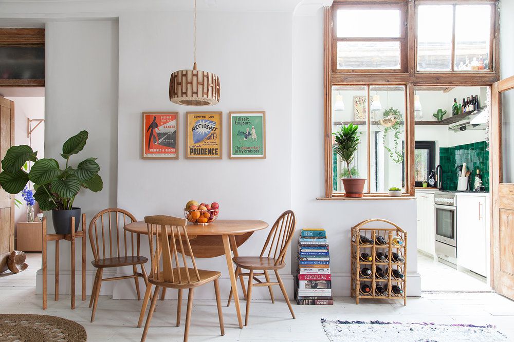 salle à manger midcentury à londres