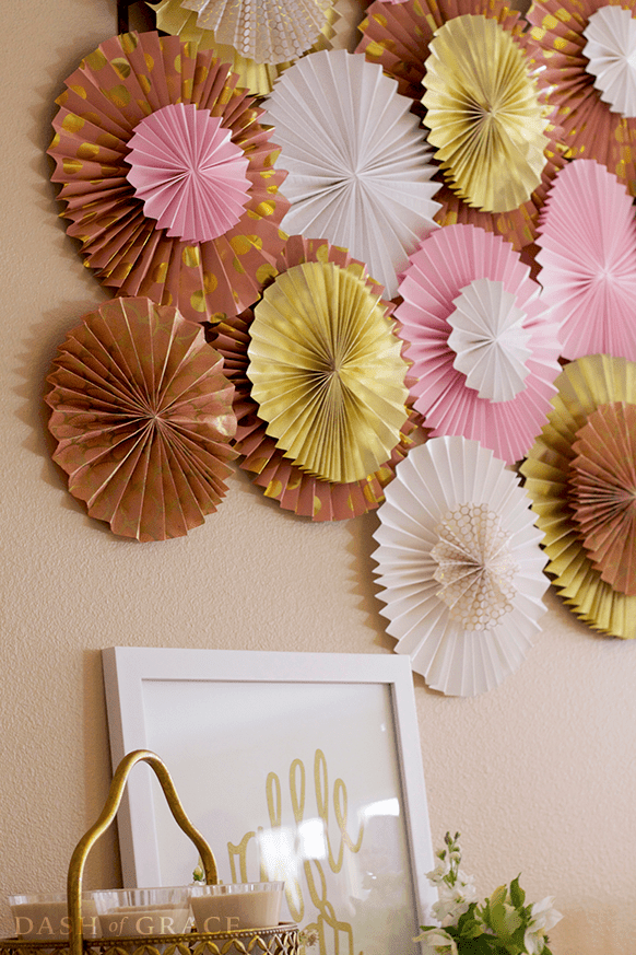 Papier fan art mural pour les chambres de filles&#39 ;.