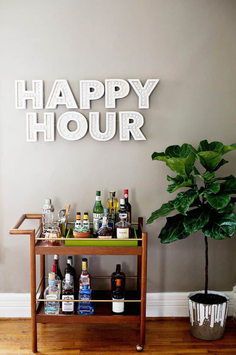 diy wall art marquee