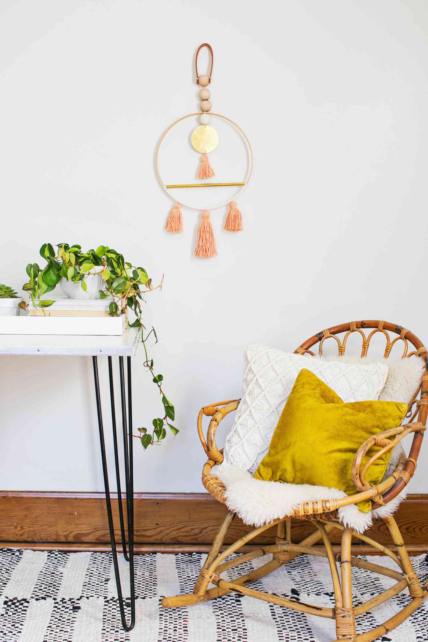 art mural diy style scandi