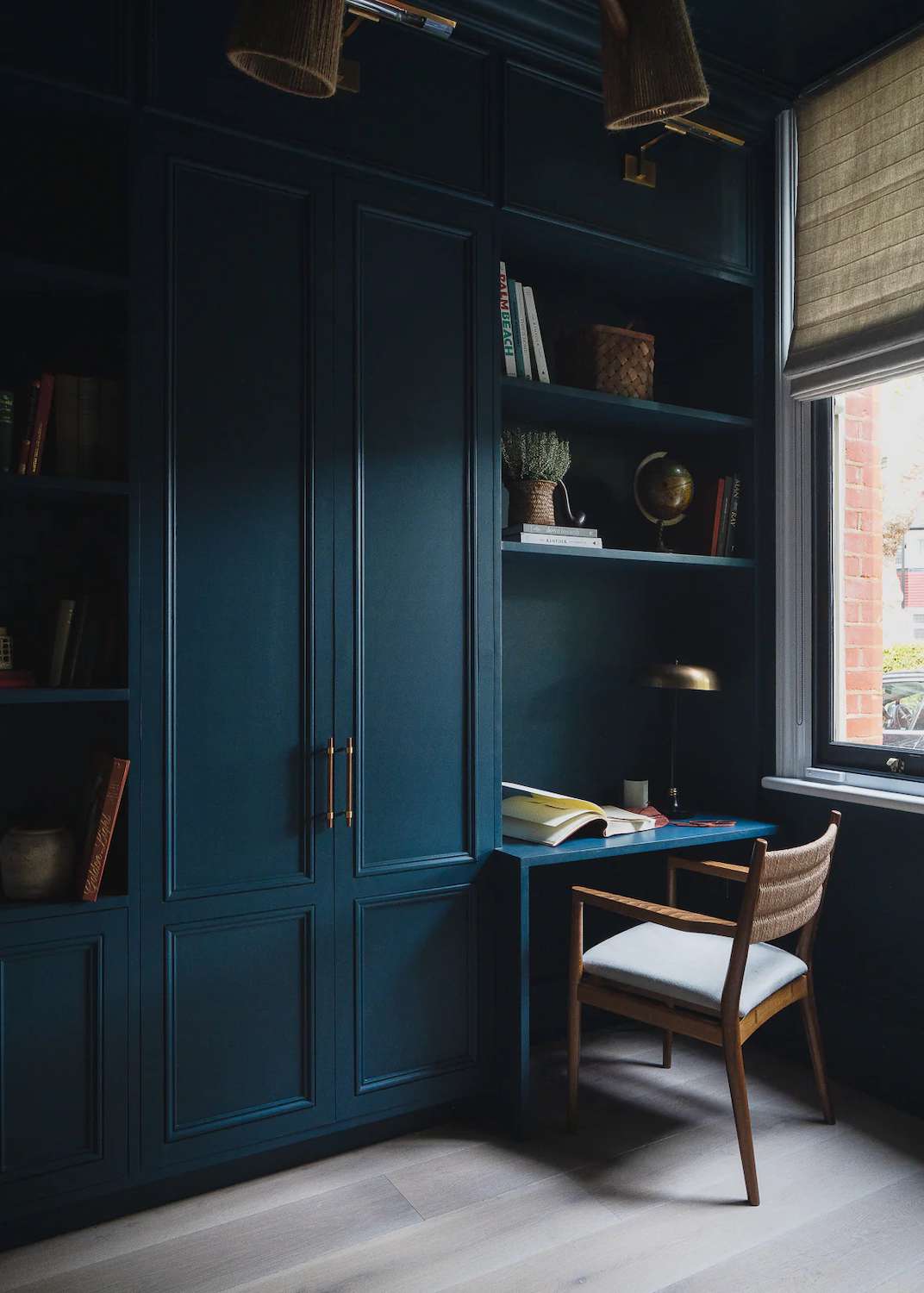 idées de rangement intégré pour le bureau