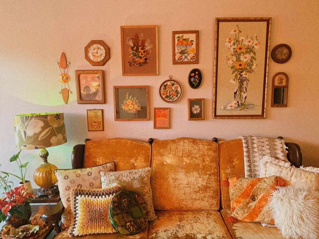 mur floral