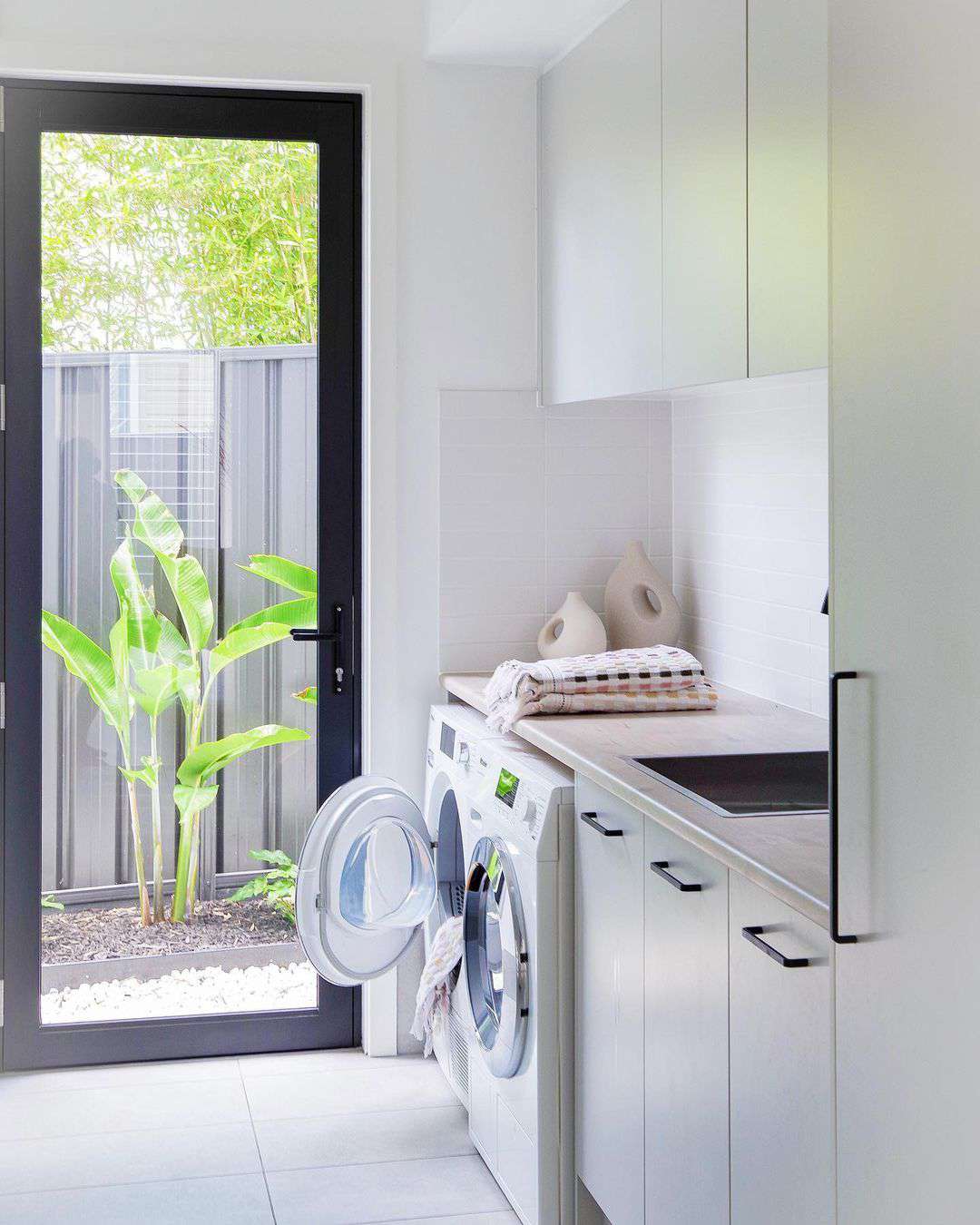 Buanderie contemporaine