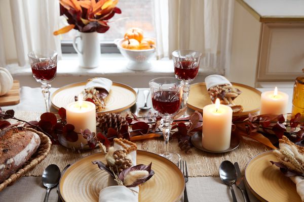 paysage de table pour thanksgiving