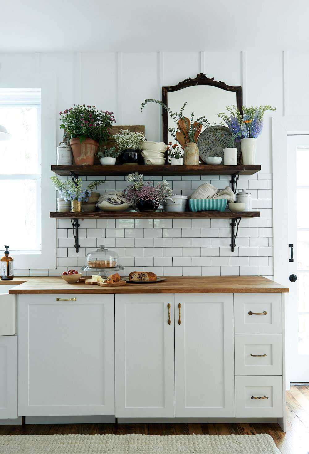 décoration de la cuisine de la ferme