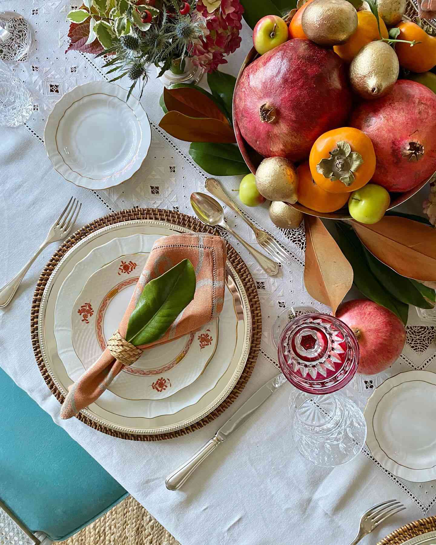 feuille de magnolia DIY décor de Thanksgiving