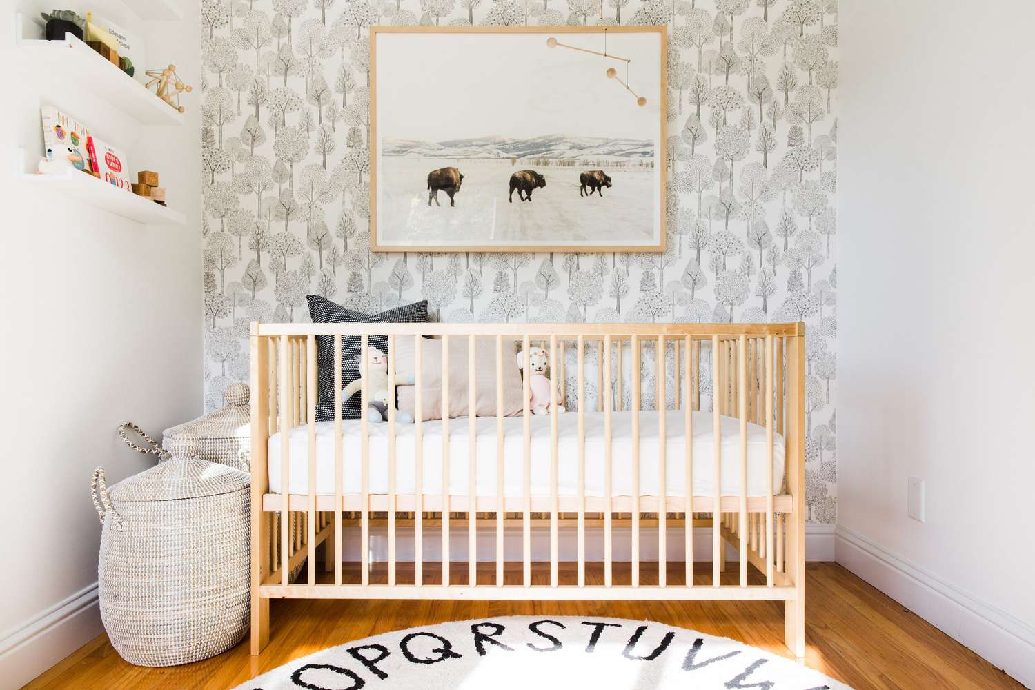 papier peint arbre mur d'accent pour chambre d'enfant