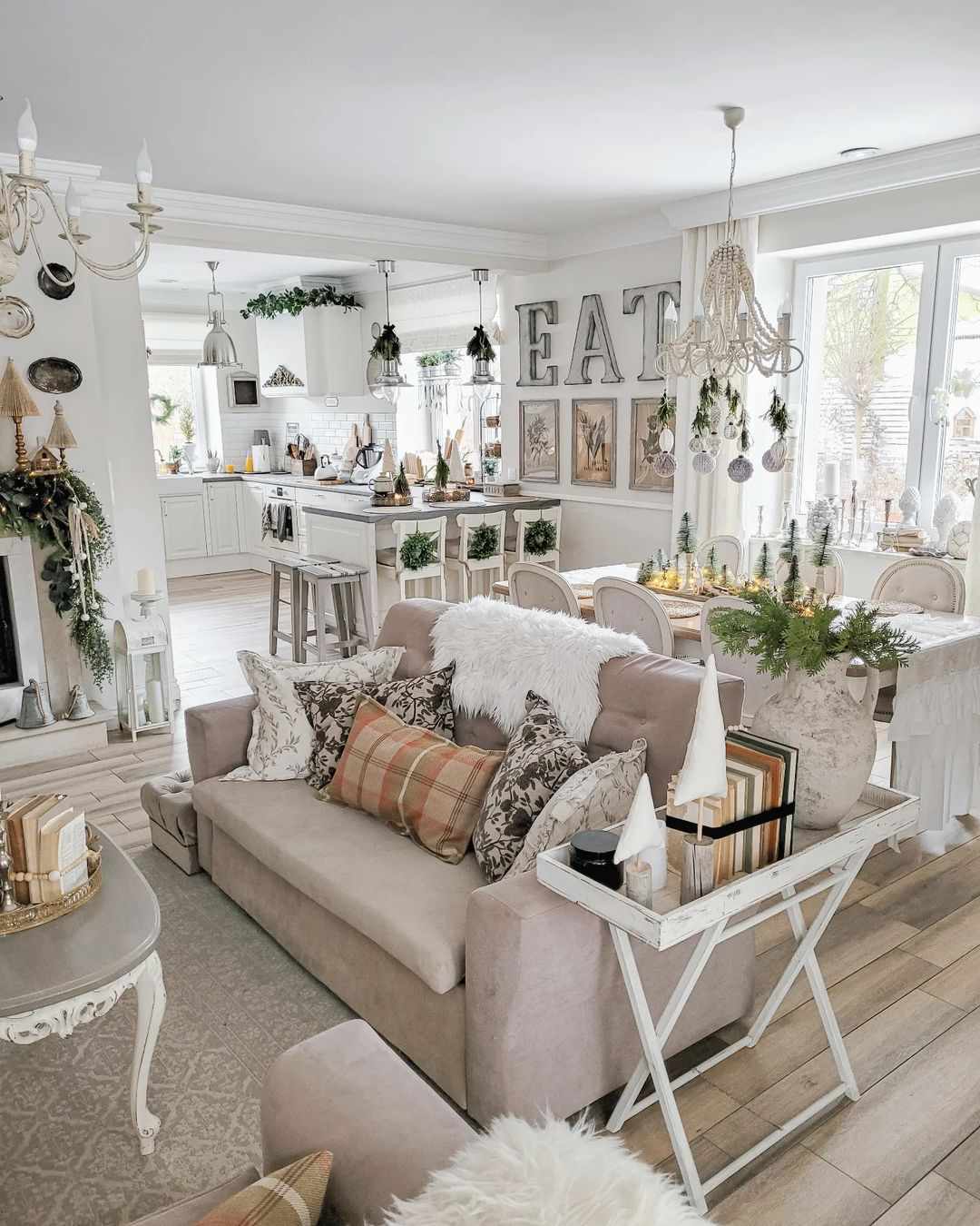 éclairage perlé de style boho