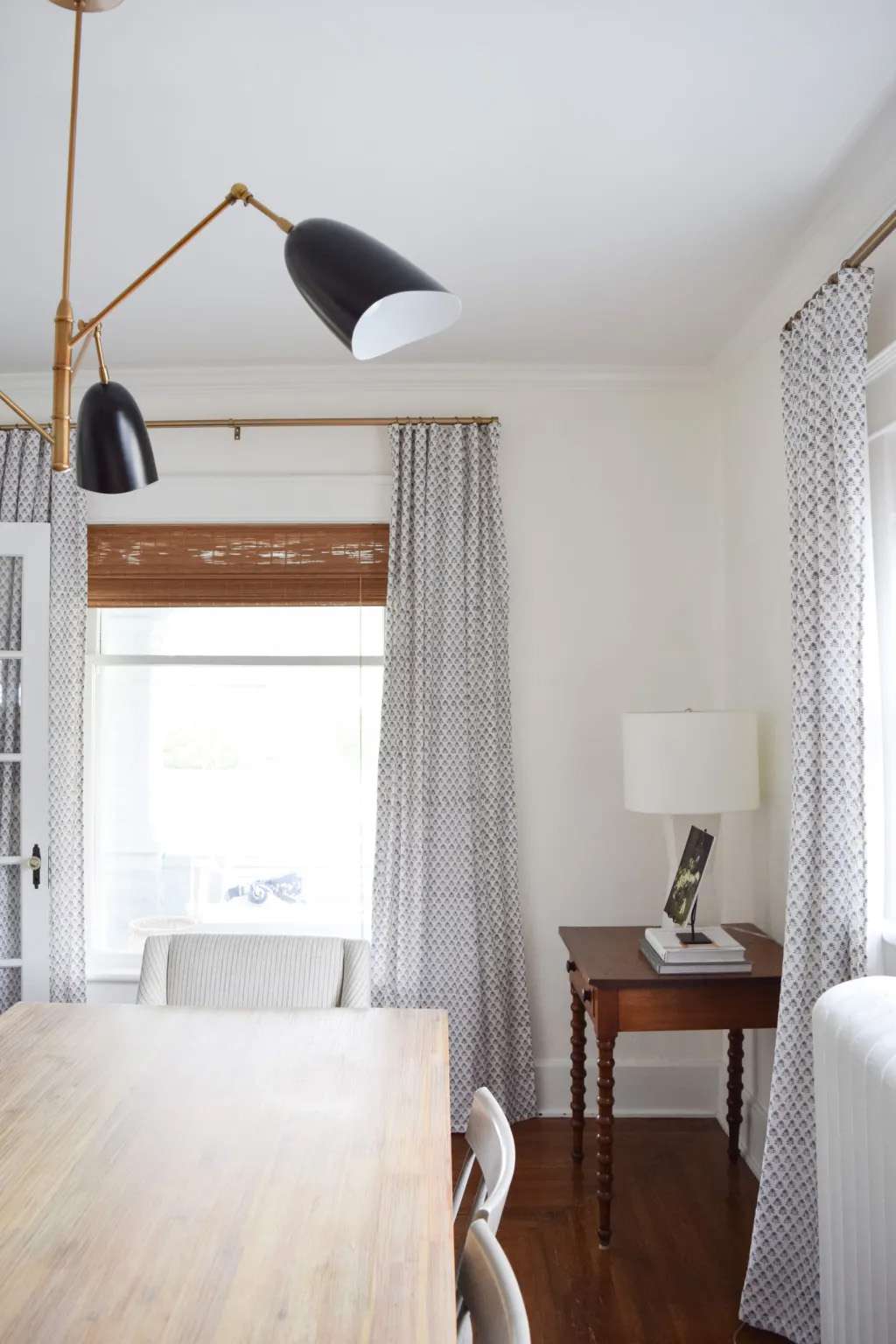 Rideaux DIY imprimés en bloc