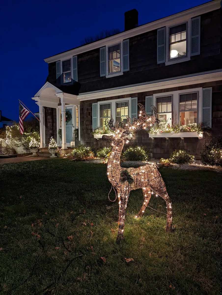 ornement de pelouse extérieur idées de décoration de Noël