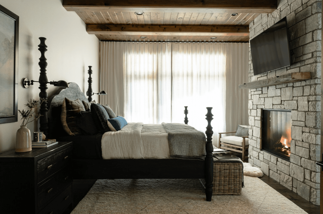Plafond de la chambre à coucher