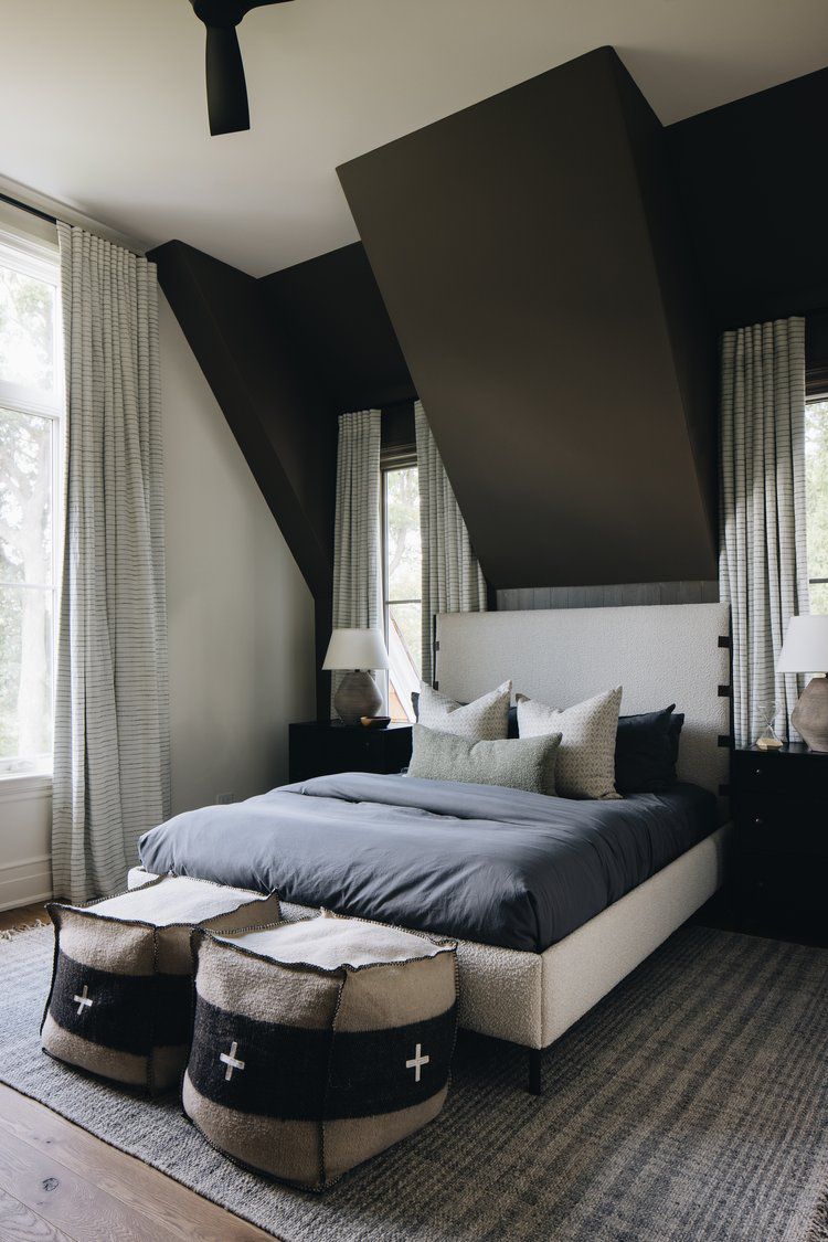 Plafond de la chambre à coucher