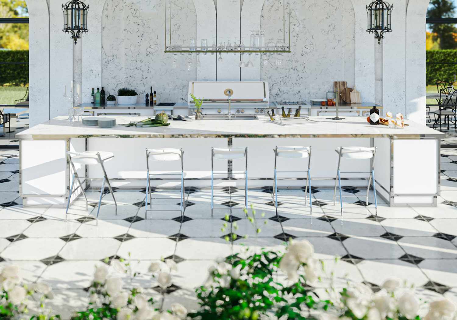 bar extérieur