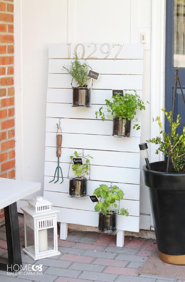 jardin d'herbes verticales