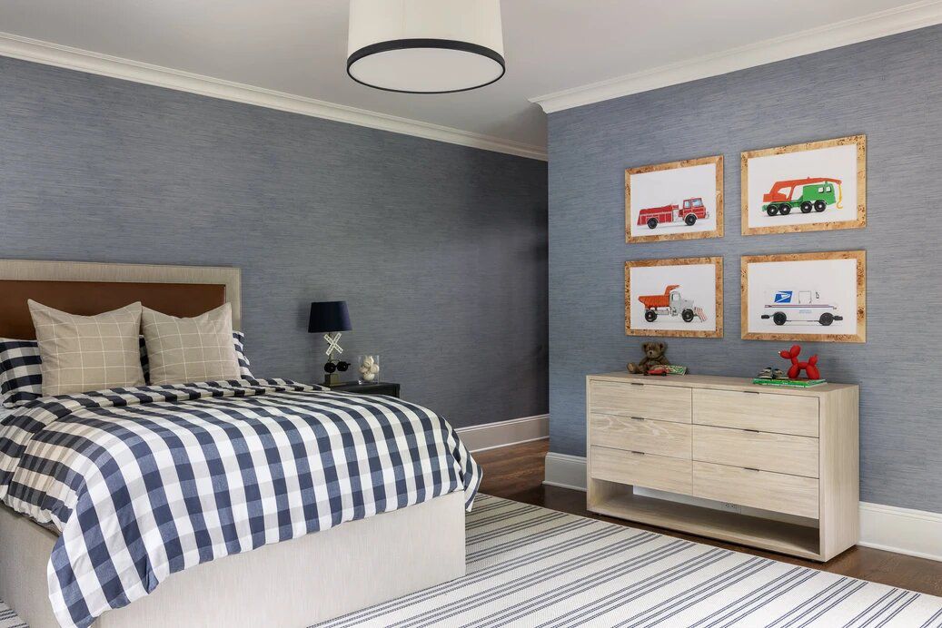 Art mural camion dans la chambre