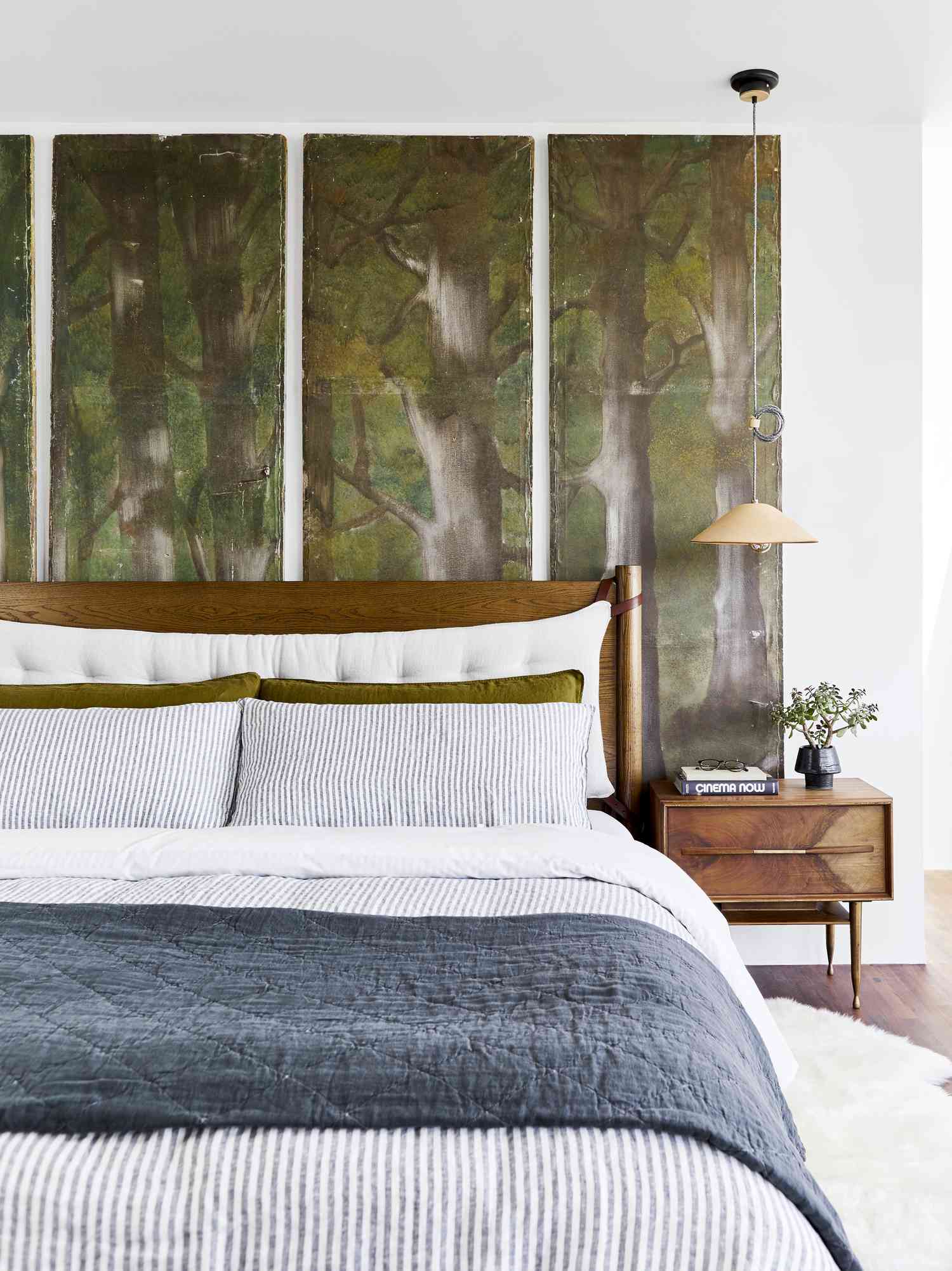 Chambre à coucher rustique